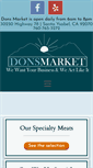 Mobile Screenshot of donsmarketsantaysabel.com